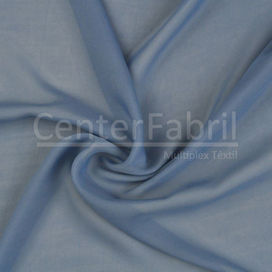 Tecido Chiffon Azul Gray Larg 147cm 100% Poliester 82gr/m2- Preço por metro. Conserv1-N/2-2/3-2/4-5/5-3/6-1