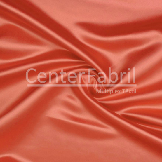 Tecido Cetim Vogue Coral Larg 150cm 100%Poliester.Conserv1-N/2-2/3-2/4-5/5-3/6-1