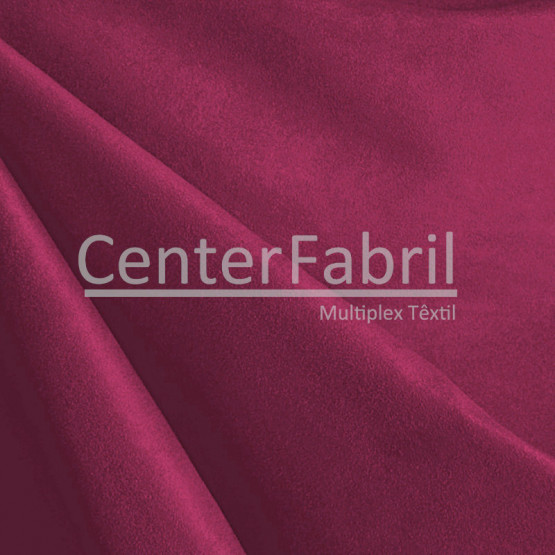 Tecido Suede Moda Liso Pink Flambe Larg 150cm 100%Poliester 160gr/m2. Conserv 1-H/2-2/3-3/5-4/6-2/4-3 