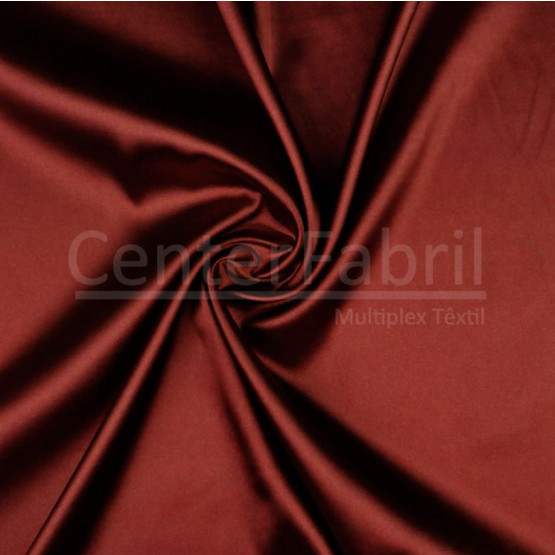 Tecido Cetim Charmeuse c/elastano Liso Vinho Bordô Larg147cm 97%Poliester.3%Elastano. Conserv1-J/2-2/3-3/4-5/5-3/6-1
