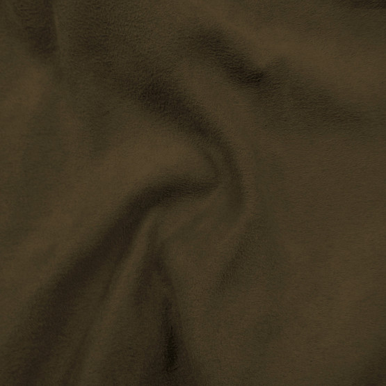 Tecido Suede Moda Liso Marrom Larg 140cm 100%Poliester ref2537c011