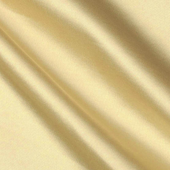 Tecido Cetim Charmeuse Stretch  Amarelo Larg 145cm 94%Poliester 6%Elastano 100gr/m2