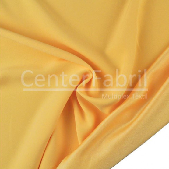 Tecido Crepe Pascally Amarelo Larg 150cm 100%Poliester 220gr/m2.Conserv1-N/2-2/3-2/5-3/6-1