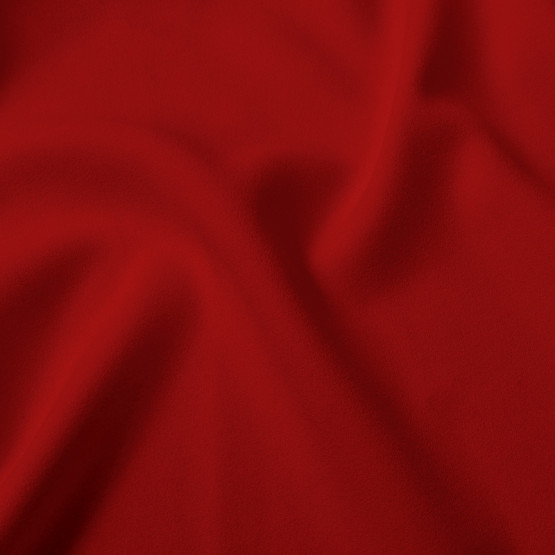 Tecido Crepe Royalle Vermelho Ferrari Larg 150cm 100%Poliester 136gr/m2