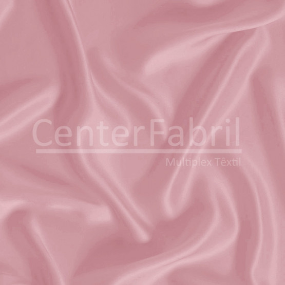 Tecido Cetim Gloss Toque de Seda Spandex  Rosê Dalia Larg 145cm 97%Poliester 3%Elastano 96gr/m2
