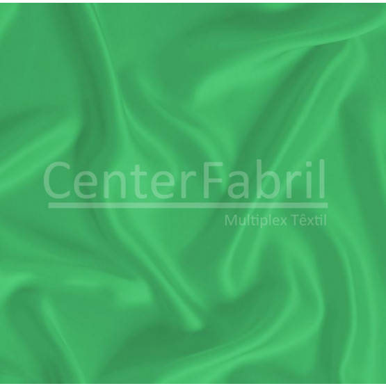 Tecido Cetim Gloss Toque de Seda Spandex Verde Larg 145cm 97%Poliester 3%Elastano 96gr/m2