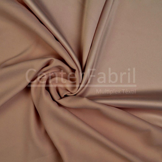 Tecido Crepe Romain Acetinado Castor Larg 147cm 100%Poliester 210gr/m2.Conserv1-N/2-2/3-2/5-3/6-1