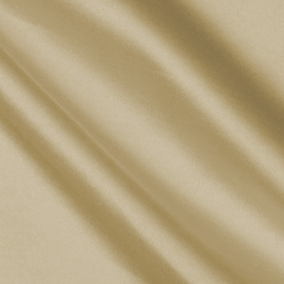 Tecido Cetim Charmeuse Stretch Bronze/Cáqui Larg 145cm 94%Poliester 6%Elastano 100gr/m2