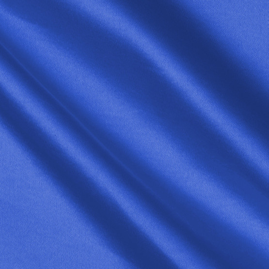 Tecido Cetim Charmeuse Stretch Azul Royal Larg 145cm 94%Poliester 6%Elastano 100gr/m2