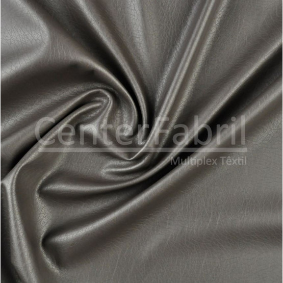 Sintético Leve- Cinza Escuro Larg. 140cm - Base100%Poliester/Sup100%Poliuretano 342gr/ml. Conserv1-N/2-2/3-2/5-4/6-8 