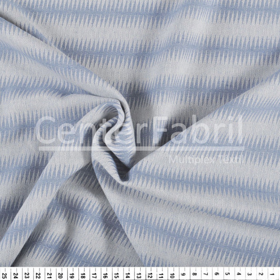 Tecido Reciclado Alpine Azul Largura 140cm 86%Algodão/14%Poliester. Conserv 1-H/2-2/3-3/4-4/5-2/6-1