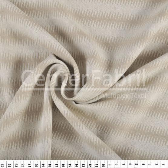 Tecido Reciclado Alpine Bege Largura 140cm 86%Algodão/14%Poliester. Conserv 1-H/2-2/3-3/4-4/5-2/6-1