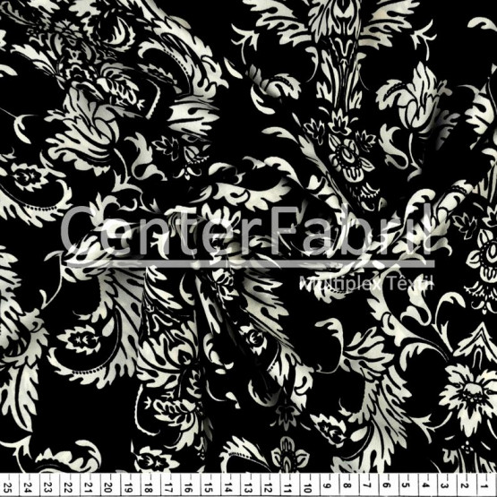 Tecido Crepe Haya Estampado Largura 140cm 100%Poliester