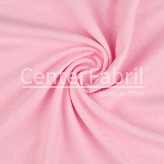 Tecido Flanela Lisa Rosa Sarjada Top Larg.160cm 100%Algodão