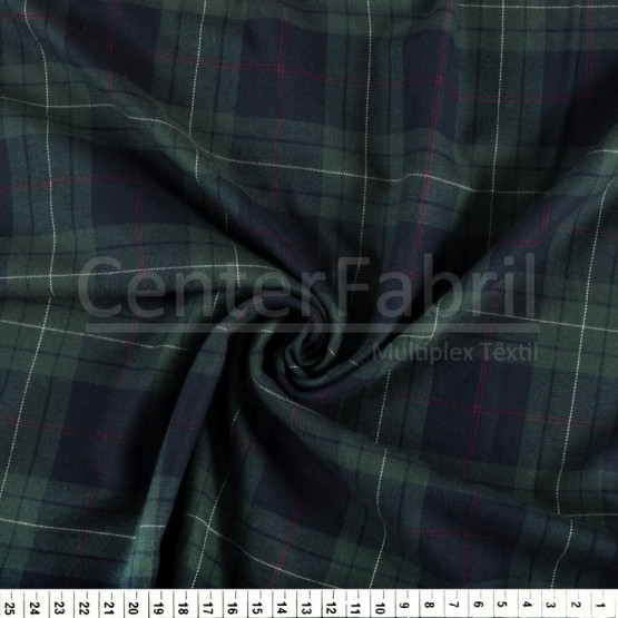 Tecido Flanela Xadrez Julita Renaux Larg 150cm 100%Algodão 165gr/m2 Conserv 1-D/2-2/3-2/5-2/6-8