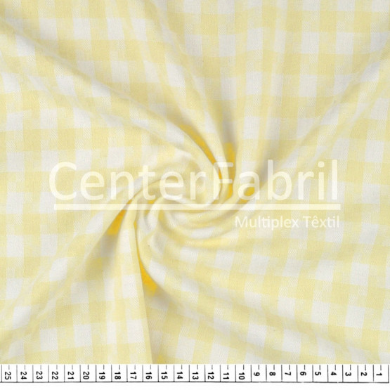 Tecido Flanela Listrada Amarela-hud Larg 147cm 100%Algodão