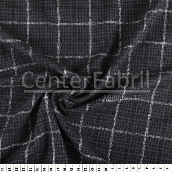 Tecido Flanela Xadrez Kent Renaux Larg 150cm 100%Algodão 180gr/m2 Conserv 1-D/2-2/3-2/5-2/6-8