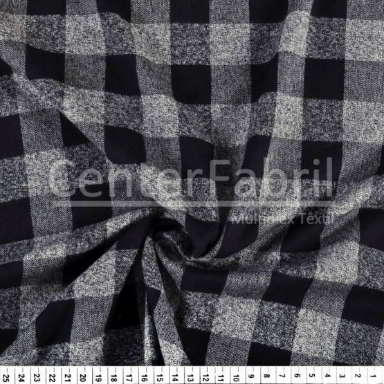 Tecido Flanela Xadrez Kent Renaux Larg 150cm 100%Algodão 180gr/m2 Conserv 1-D/2-2/3-2/5-2/6-8