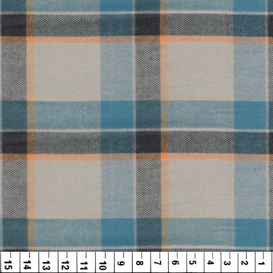 Tecido Flanela Xadrez Fio Tinto Largura 147cm 100% algodão