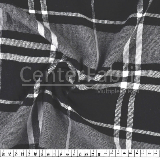 FLANELA XADREZ IMP LIVERPOOL LG.147CM 100%ALGODÃO ref.3503
