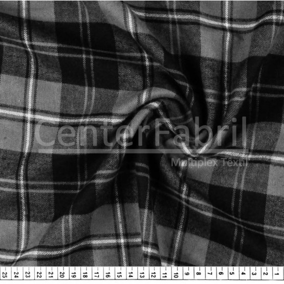 Tecido Flanela Xadrez Liverpool Fio Tinto Largura 147cm 100% algodão 130gr/m2