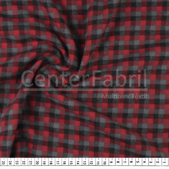 FLANELA XADREZ IMP MANCHESTER LG.147CM 100%ALGODÃO ref.6401