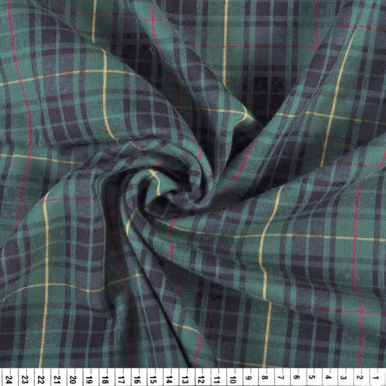 Tecido Flanela Xadrez Jinn Renaux Larg 150cm 100%Algodão 153gr/m2 Conserv 1-D/2-2/3-2/5-2/6-8
