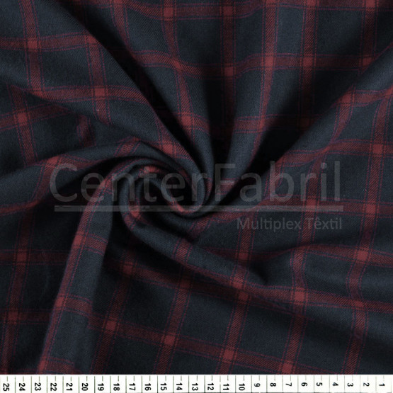 Tecido Flanela Xadrez Julita Renaux Larg 150cm 100%Algodão 165gr/m2 Conserv 1-D/2-2/3-2/5-2/6-8