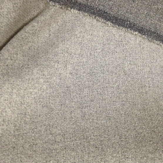 Tecido Lã Tweed Cinza importado Larg 150cm 53%Lã 47%Seda. Conserv 1-P/2-2/3-3/5-4/6-2