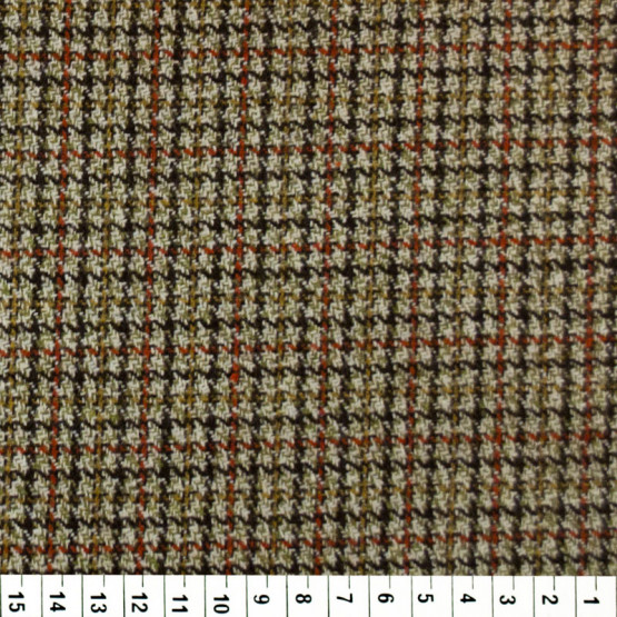 Tecido Lanzinha Tweed Pied Poule Larg 150cm 59%Poliest.26%Acrilico.5%Visc.4%Algod.3%Lã.3%Poliam.