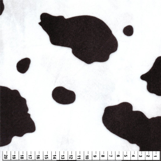 Veludo Velboa Malha estampa de Pele - Vaca Larg 140cm 100% Poliester Preço por Metro