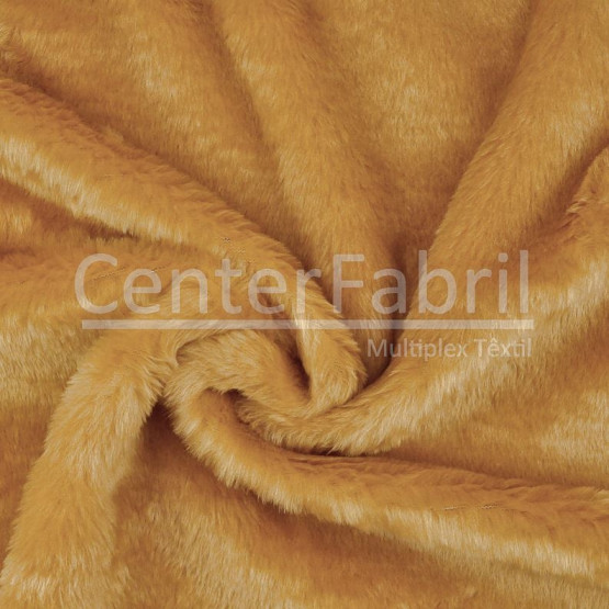 TECIDO PELUCIA DIAMANTE 12MM CARAMELO L1,55 BS100%Poliester SUP70%Poliester.30%Acrilico