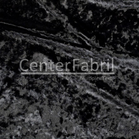 Tecido Veludo Spandex Preto Nuances Amassados para maior Brilho velvet Larg1,45mt - 90%Poliester/10%Elastano.Conserv1-N/2-2/3-2/5-3/6-1