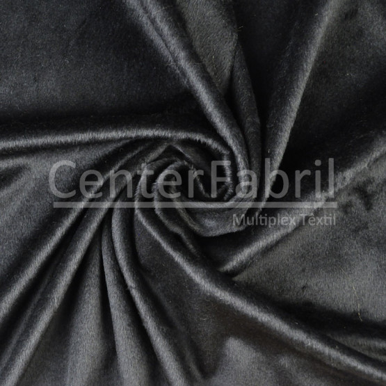 Tecido Pelúcia Velboa Preto Largura 140cm 100%Poliester 260gr/m2. Preço por metro.promo de $19,80 por