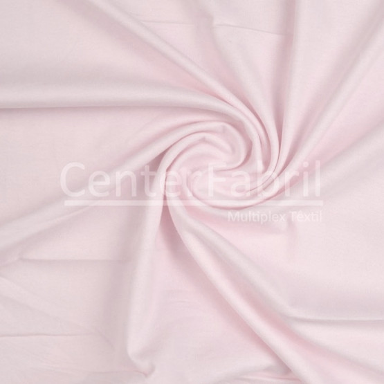 Meia Malha Rosa Fio Pentado 30/1 Tubular Larg.90cm - Preço por metro - 165gr/M²