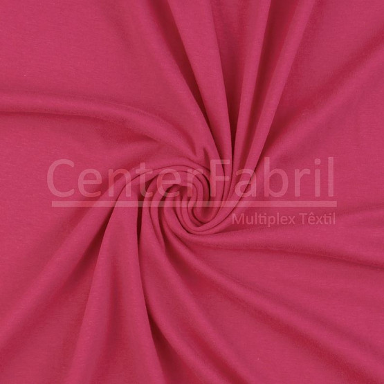 Meia Malha Pink Escuro Fio Pentado 30/1 Tubular Larg.90cm - Preço por metro - 165gr/M²