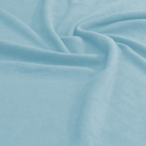 Tecido Soft Fleece Liso Azul Bebê Larg 1,60mt 100% Poliester - Preço por metro