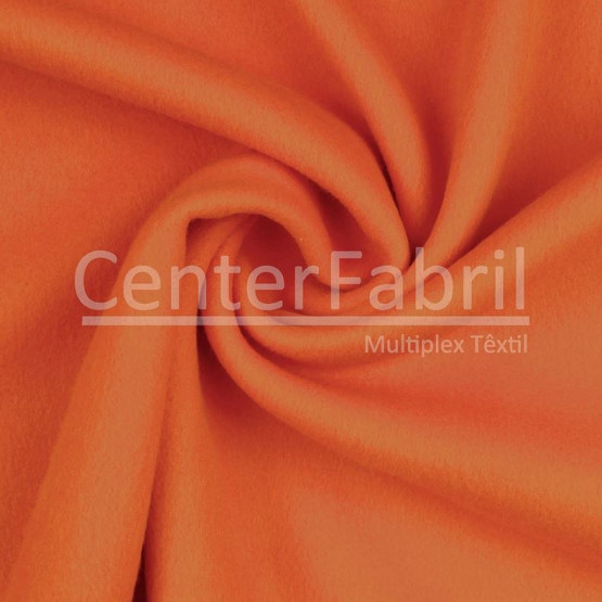 Tecido Soft  Liso Cenoura Larg 1,60mt 100%Poliester 225gr/m2 - Preço por metro. Conserv1-H/2-2/3-3/4-3/5-4/6-2