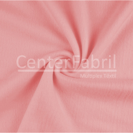 Tecido Soft  Liso Rosa Bebê 2 Larg 1,60mt 100%Poliester 225gr/m2 - Preço por metro.promo de $27,90 por