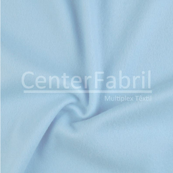 Tecido Soft  Liso Azul Claro BB Larg 1,60mt 100%Poliester 225gr/m2 - Preço por metro.promo de $27,90 por