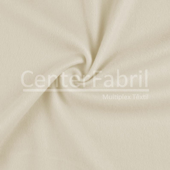 Tecido Soft  Liso Areia Cl/Bege Larg 1,60mt 100%Poliester 225gr/m2 - Preço por metro.promo de $27,90 por