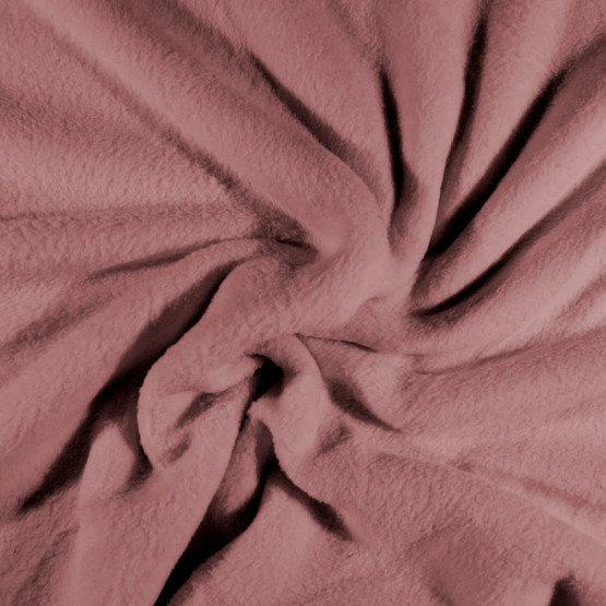 Tecido Plush Microfibra Liso Rosa Capri Largura 225cm 100%Poliester - preço por metro