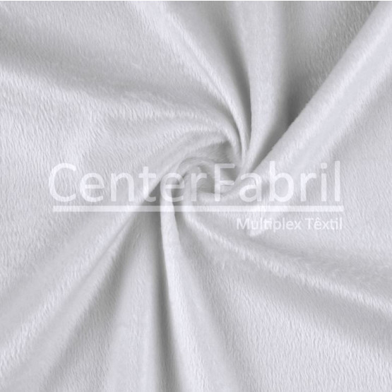 Tecido Pelúcia Velboa Branco Largura 140cm 100%Poliester 185gr/m2. Conserv1-H/2-2/3-3/4-3/5-4/6-2