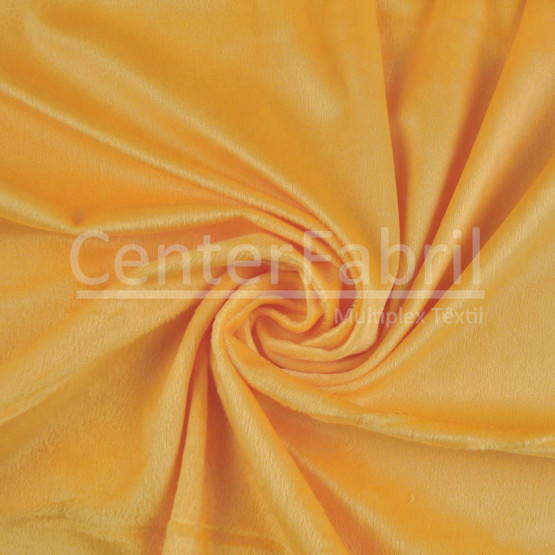 Tecido Pelúcia Velboa Amarelo Largura 140cm 100%Poliester 185gr/m2. Preço por metro.promo de $19,80 por