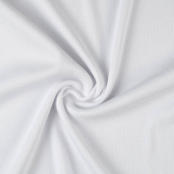 Malha Punho - Ribana Tubular  Branco Largura 58cm 49%Algodão/49%Poliester/2%Elastano*460gr/m²* Preço por Metro.Conserv1-L/2-2/3-3/5-3/6-8