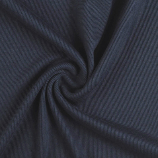 Malha Punho - Ribana Tubular Marinho Largura 58cm 49%Algodão/49%Poliester/2%Elastano*460gr/m²* Preço por Metro.Conserv1-L/2-2/3-3/5-3/6-8