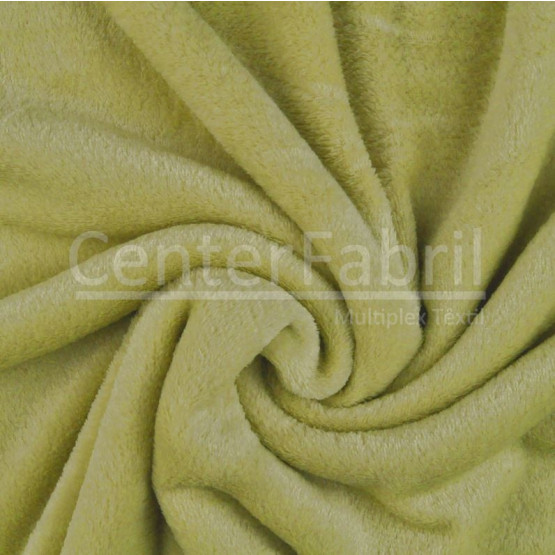 Tecido Plush Soft Aveludado Liso Maçã Verde Largura 240cm 100%Poliester 180gr/m2-Preço por metro.promo de $27,90 por