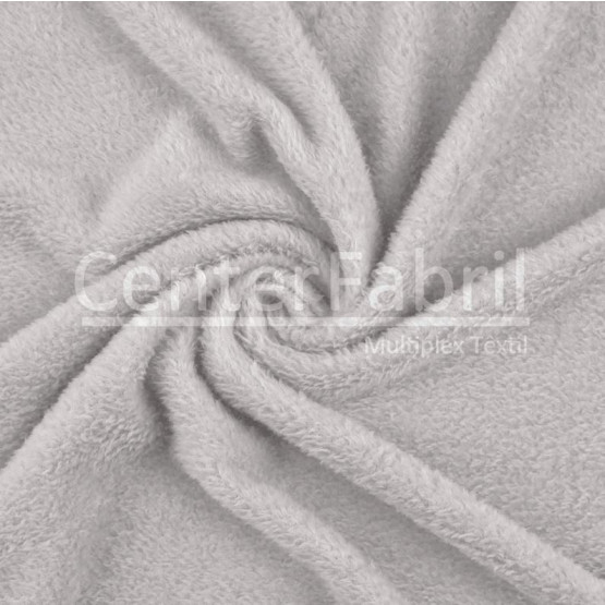 Tecido Plush Soft Aveludado Liso Cinza Claro Largura 240cm 100%Poliester 180gr/m2-Preço por metro.promo de $27,90 por