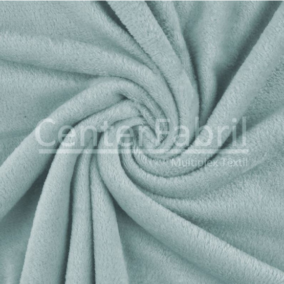 Tecido Plush Soft Aveludado Liso Cinza Azulado Largura 240cm 100%Poliester 180gr/m2-preço por metro.Conserv1-I/2-2/3-3/4-5/5-4/6-8