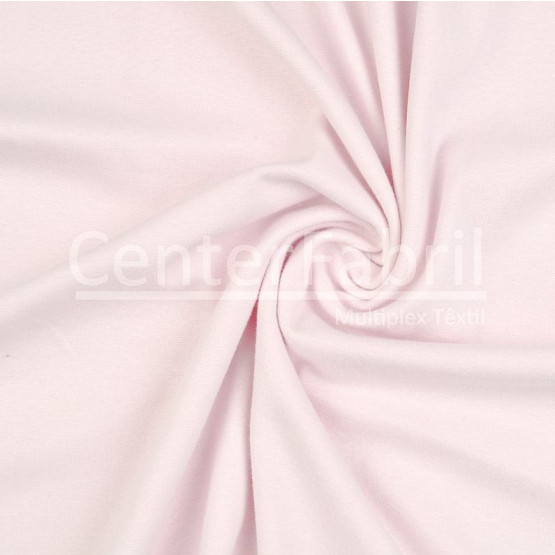 Malha Punho - Ribana Tubular Rosa BB Largura 80cm 98%Algodão 2%Elastano Preço por Metro